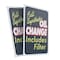 Signmission Oil Change, Plastic Signs Only 24 Inch x 36 Inch, Corrugated Plastic, 2PK CSB-2436-2PACK-30406 - alternate 1