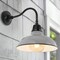 Jonathan Y Aurora 12.25" 1-Light Farmhouse Industrial Indoor/Outdoor Iron LED Gooseneck Arm Outdoor Sconce, Gray JYL7613D - alternate 5