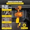 Vevor 1 Ton Electric Chain Hoist w/ 10FT Double Chain Lifting 110V G80 2200LBS HHBD01-02 - alternate 5