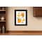 Homeroots Citrus Orange Botanical Black Framed Print Wall Art 529838 - alternate 4