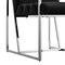 Homeroots Set of Two Tufted Black And Silver Metallic Upholstered Velvet Dining Arm Chairs 545054 - alternate 7