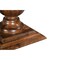 Homeroots 75" Dark Brown Wood Double Pedestal Base Dining Table 554334 - alternate 6