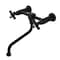 Kingston Brass Double-Handle Wall Mount Bathroom Faucet, Matte Black KS1210PKX - alternate 1