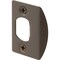 Defender Security Latch Strike, 2-1/4 in L, 1-7/16 in W, Steel, Bronze Pair E 2516 - alternate 5