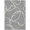 Homeroots 10' X 14' Gray And Ivory Abstract Washable Indoor Outdoor Area Rug 597486 - alternate 6