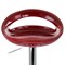 Elama 2 Piece Retro Adjustable Bar Stool in Cherry with Chrome Base ELM-806-CHERRY - alternate 6
