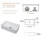 Wrightmaster 33" Apron-Front Farmhouse Single Bowl White Ceramic Kitchen Sink w/Bottom Grids and Basket Strainer ZOR-AW33209DS - alternate 7