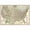 National Geographic United States Executive Map, Enlarged and Laminated, 69.25'' x 48'' RE00620117 - alternate 1