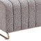 Homeroots 48in Gray and Gold Upholstered Bench 668854 - alternate 5