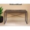 Homeroots 47" Brown and Black Computer Desk 286419 - alternate 5