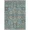 Homeroots 3' X 5' Teal Blue Aqua And Beige Oriental Washable Indoor Outdoor Area Rug 582134 - alternate 9