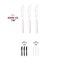 Smarty Had A Party Clear Plastic Disposable Knives (1000 Knives), 1000PK 420K-CL-CASE - alternate 8