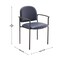Flash Furniture Tiffany Comfort Navy Vinyl Stackable Steel Side Reception Chair with Arms BT-516-1-NVY-VINYL-GG - alternate 5