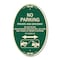 Signmission No Parking - Private and Active Driveway Do N, 12 In X 18 In Architectural, Heavy Gauge Aluminum A-OV-G-1218-23801 - alternate 1