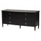 Baxton Studio Tamra Four-Poster Platform Bedroom Set, King, Black 264-14390-14389-14388-14387-ZORO - alternate 6