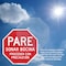 Signmission Pare Sonar Bocina Proceder Con Prec, 6 inch X 6 inch, Plastic Sign, 2PK OC-P-2PACK-6-205 - alternate 5