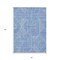 Homeroots 5' X 8' Blue And Ivory Abstract Washable Indoor Outdoor Area Rug 594918 - alternate 8