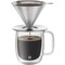 Zwilling Sorrento Stainless Steel Pour Over Coffee Dripper with Double-Wall Glass Coffee Mug 1024006 - alternate 1