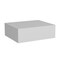 Homeroots 5" White Wood One Drawer Floating Nightstand 546182 - alternate 1