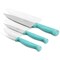 Martha Stewart Everyday Keswick 3 Piece Cutlery and Sheath Set in Teal 141045.03 - alternate 4