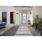 Vdomdoors Front Exterior Prehung FiberGlass Door Frosted Glass / Manux 8552 Grey Ash / Sidelight Exterior Win MANUX8552EXD-SS-W36+14 x H80-RH - alternate 5
