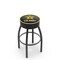 Holland Bar Stool Co 30" 4" U.S. Army Cushion Seat, Blk Wrinkle Base Swivel Bar Stool L8B130Army - alternate 1