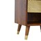 Homeroots 23" Brown Solid Wood One Drawer Nightstand 701707 - alternate 4
