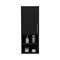 Homeroots 12" Black Wood Floating Single Door Bathroom Vanity And Medicine Cabinet 543575 - alternate 4