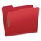 Pendaflex Colored Top Tab Fastener Folder, 1/3-Cut Tab: Assorted, Exp 2", 2 Fastener, Letter, Bright Red, 25PK 15936GW - alternate 1