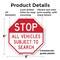 Signmission Stop All Vehicles Subject to Search, 6 Inch X 6 Inch, Plastic Sign OC-P-6-284 - alternate 5