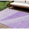 Homeroots 9' X 12' Lavender And Purple Geometric Washable Indoor Outdoor Area Rug 582480 - alternate 1