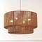 Jonathan Y Elliott 24" 5-Light Coastal Bohemian Adjustable Metal Hand-Woven Rattan-Look Paper Rope 2-Tier Drum JYL9563A - alternate 8