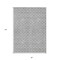 Homeroots 8' X 10' Gray And Ivory Geometric Washable Indoor Outdoor Area Rug 596192 - alternate 7