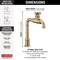 Delta Broderick True Bar Kitchen Faucet 1990LFC-CZ - alternate 3