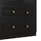 Homeroots 71" Black Wood Two Door Two Drawer Combo Dresser 617972 - alternate 9
