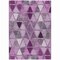 Homeroots 8' X 10' Merlot Purple And Lavender Geometric Washable Indoor Outdoor Area Rug 583043 - alternate 6