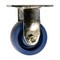Service Caster 4 Inch Stainless Steel Solid Poly Wheel Rigid Caster with Roller Bearing SCC SCC-SS30R420-SPUR - alternate 1