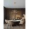 Afx Knoll - LED Pendant - 48in - Light Antique Brass KNOP48LAJUDLB - alternate 3