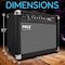 Pyle PyleUsa Portable Electric Guitar Amplifier, 40 Watt Power, Two 6 in & 8 in High-Definition Speaker PGTAMPL150 - alternate 4