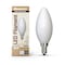 Bulbrite LED Filament, 6.5 Watt Dimmable B11 Light Bulb, Milky Glass Finish, E12 Base, 4000K, 750 Lumens, 4PK 862081 - alternate 4