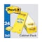 Post-It Original Pads in Canary Yellow, Cabinet Pack, 3in x 3in, 90 Sheets/Pad, 24PK 65424CP - alternate 5