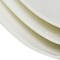 Homeroots White Six Piece Square Bone China Service For Six Salad Plate Set 483492 - alternate 4