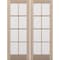 Doornmore G108, 74.5" x 98" ( 2x36" Door) Left Hand, Mahogany SDL 8 Lite Exterior Door G108-SW-3696_2_LI - alternate 8