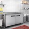 Koolmore 60 in. Two-Door Commercial Undercounter Freezer in Stainless Steel with Casters, KM-UCF-15SS KM-UCF-15SS - alternate 4