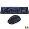 Delton Medical Grade Airtight Waterproof Wireless Computer Keyboard & Mouse, Black M90/M44 - alternate 1
