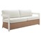 Homeroots 73" White Polypropylene Sofa 667658 - alternate 6