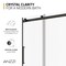 Anzzi Stellar 51 to 54 in. x 76 in. Sliding Frameless Shower Door in Matte Black with Tempered Clear Glass SD-FRLS05903MB - alternate 5