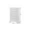 Homeroots 31" Metallic White Solid Wood Five Drawer Chest 478645 - alternate 2