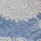 Homeroots 8' Navy Blue And Ivory Round Oriental Washable Indoor Outdoor Area Rug 597742 - alternate 5