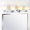 Jonathan Y Staunton 33" 4-Light Farmhouse Cottage Metal LED Vanity Light with Frosted Glass Shades, Chrome JYL7525B - alternate 10